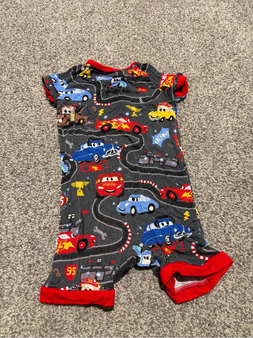 Little Sleepies - Disney Cars Shorty Zippy (6-12 mo)